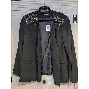 NWT Calvin Klein Blazer. Black Sz 20W-w/ Bling 💎 Tag Cost $149.50 Your Cost $49